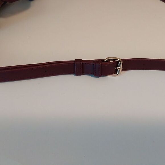 Sole Society Crossbody bag Maroon with bow - Picture 9 of 12